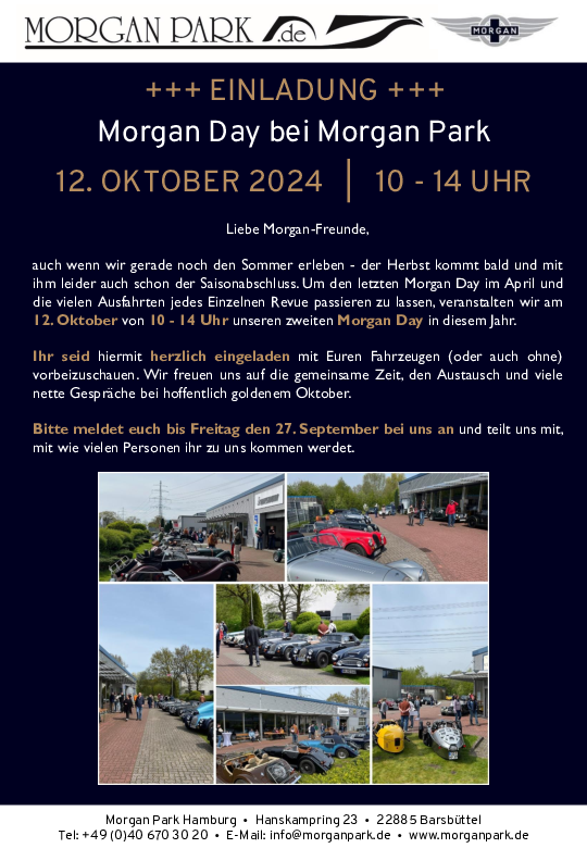 Morgan Day bei Morgan Park am 12. OKTOBER 2024